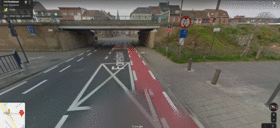 Google maps kruising Forelstraat en R40